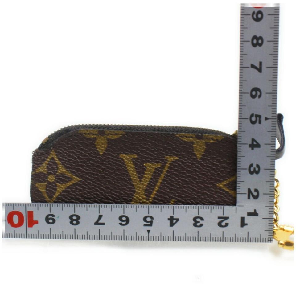 Louis Vuitton First Edition Monogram Key Pouch Pochette Cles Keychain 863185  7