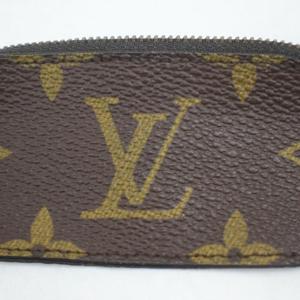 Louis Vuitton First Edition Monogram Key Pouch Pochette Cles Keychain 863185  2