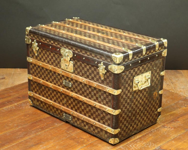 Louis Vuitton First Serie Damier Trunk, 1880s at 1stDibs