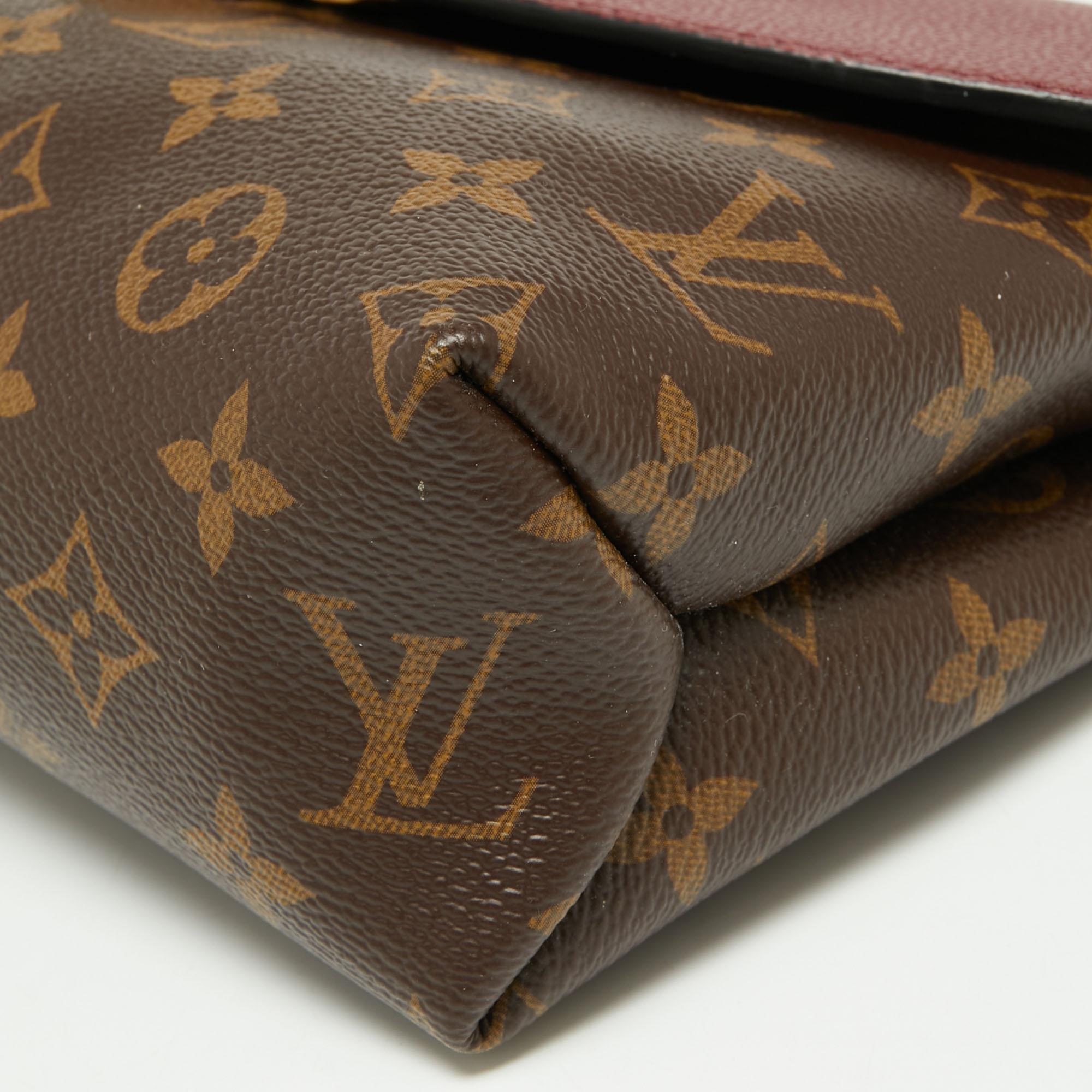 Women's Louis Vuitton Flamme Monogram Canvas and Leather Saint Placide Bag