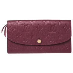 Louis Vuitton Flamme Monogram Empreinte Emilie Wallet