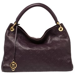 Used Louis Vuitton Flamme Monogram Empreinte Leather Artsy MM Bag