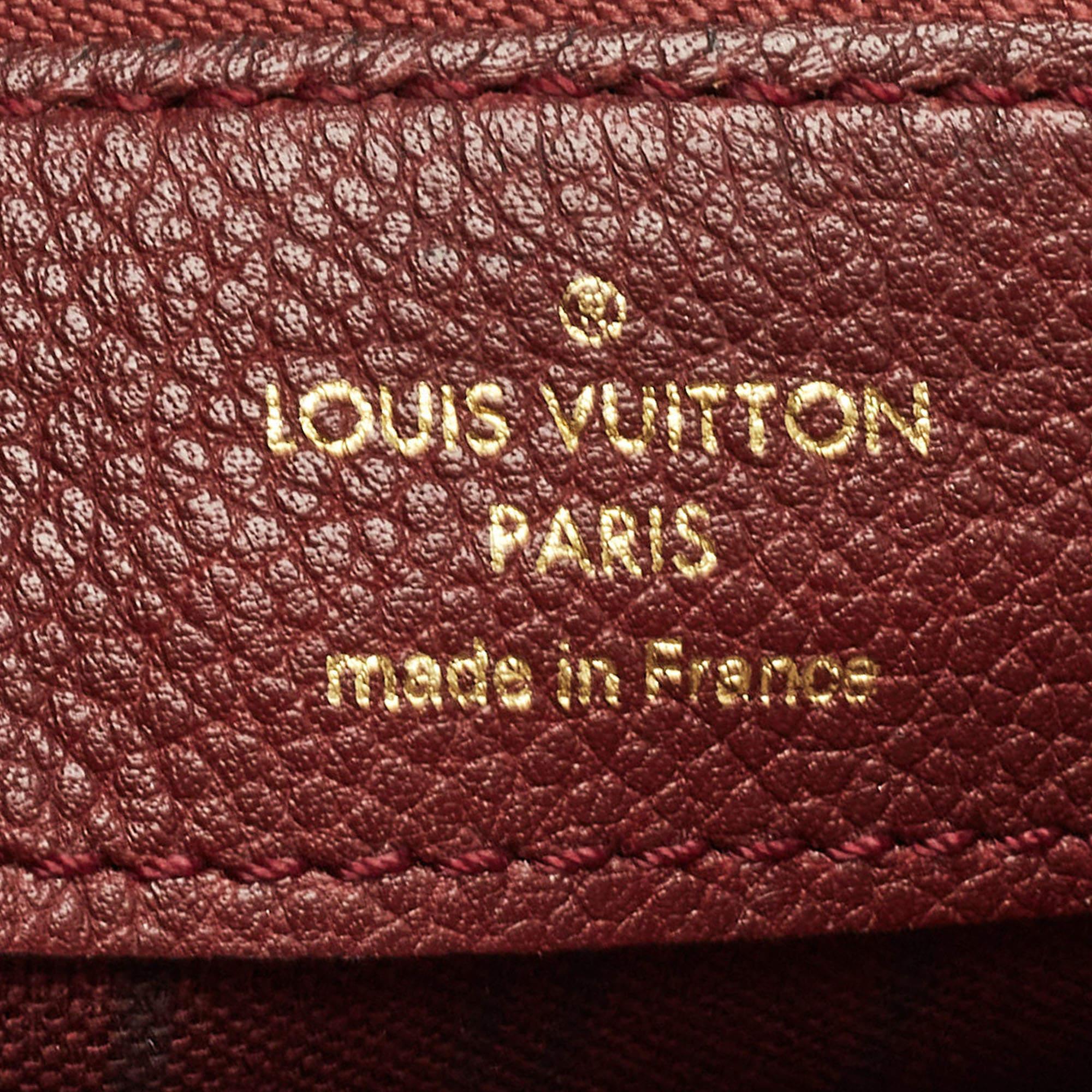 Louis Vuitton Flamme Monogram Empreinte Leather Petillante Clutch 3