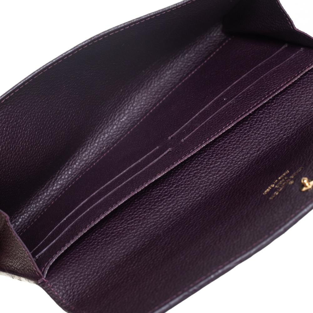 Louis Vuitton Flamme Monogram Empreinte Leather Sarah Wallet 1