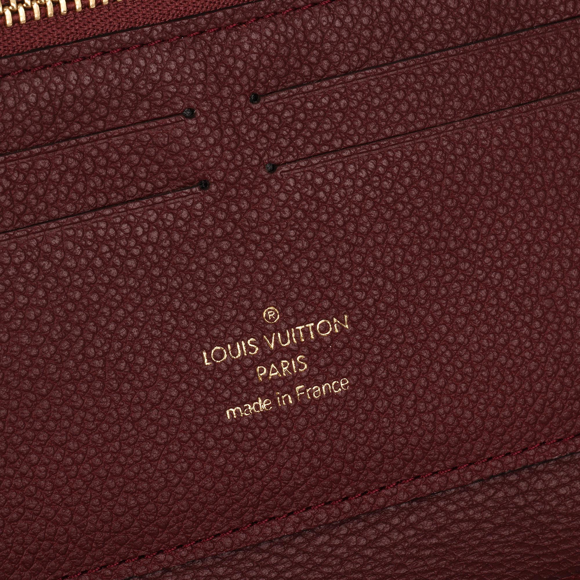Louis Vuitton FLAMME MONOGRAM EMPREINTE LEATHER SECRET LONG WALLET 5