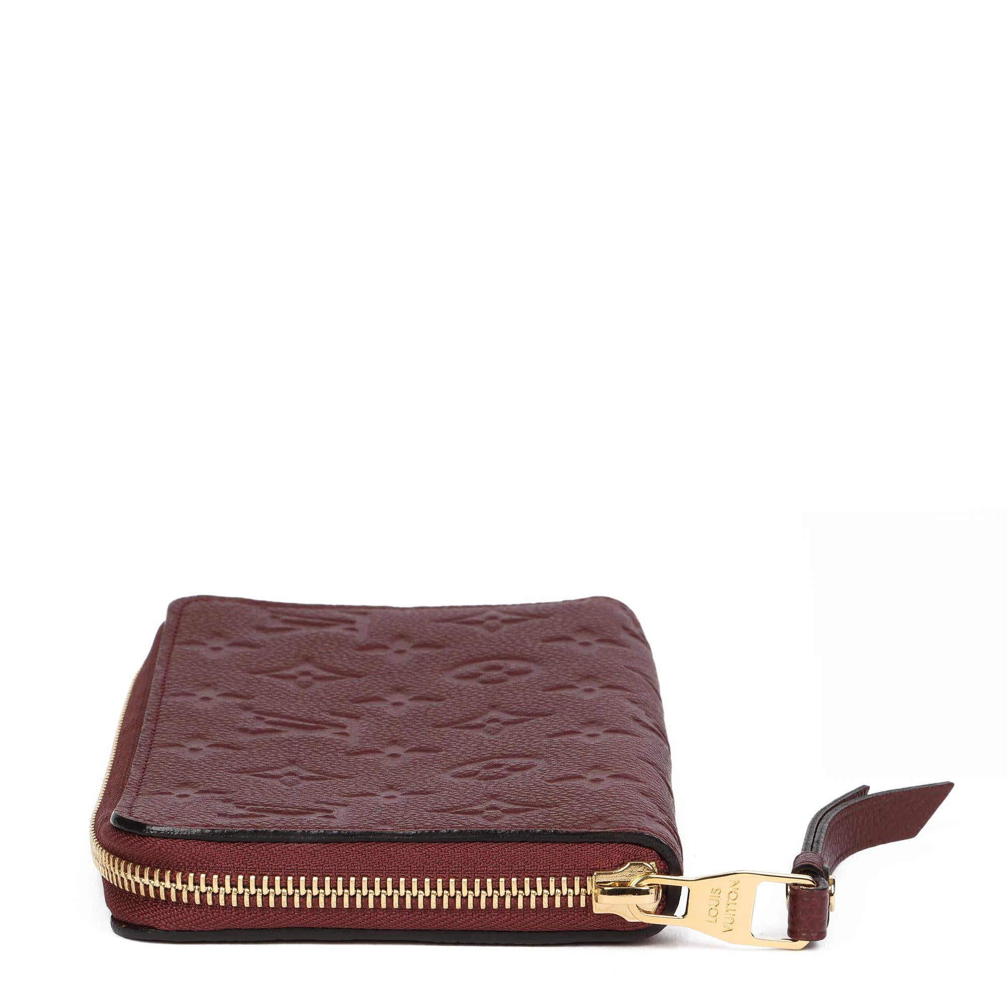 Louis Vuitton FLAMME MONOGRAM EMPREINTE LEATHER SECRET LONG WALLET In Excellent Condition In Bishop's Stortford, Hertfordshire