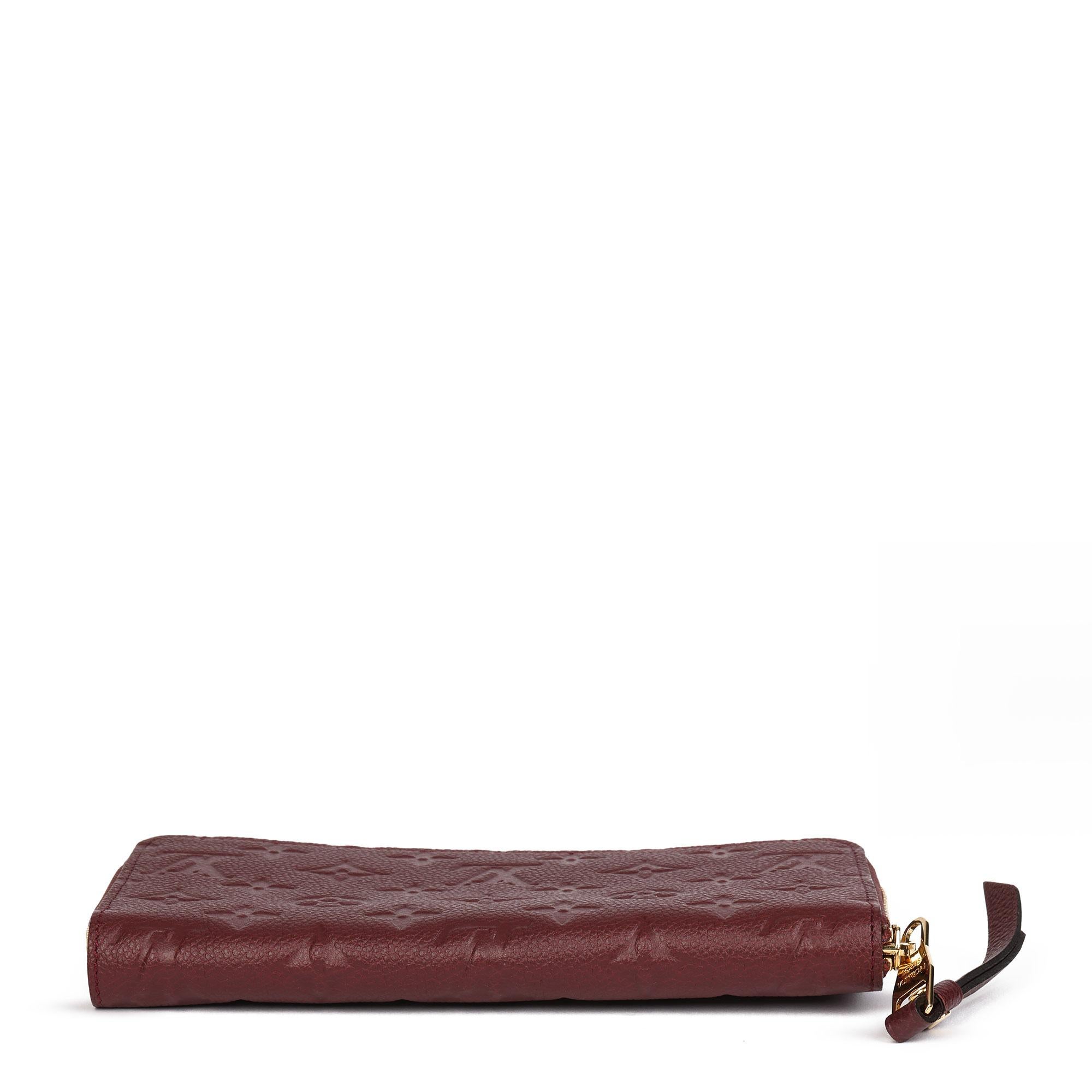 Louis Vuitton FLAMME MONOGRAM EMPREINTE LEATHER SECRET LONG WALLET 1