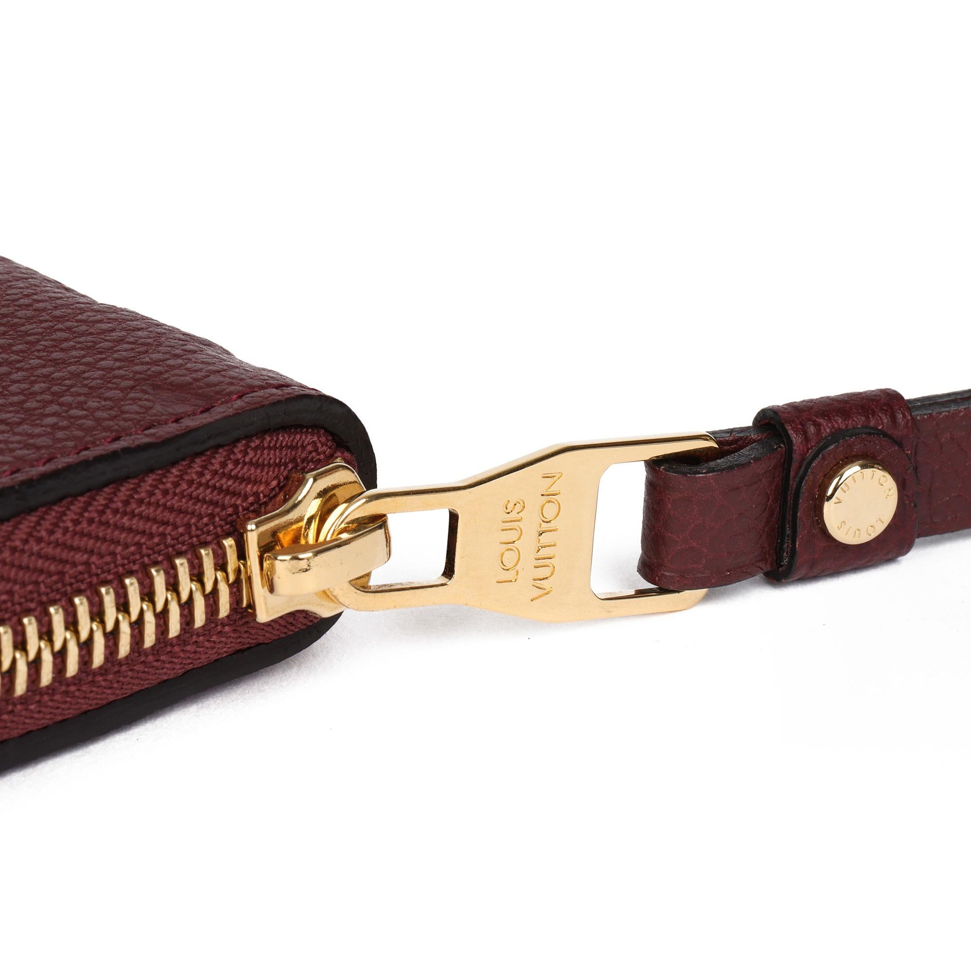 Louis Vuitton FLAMME MONOGRAM EMPREINTE LEATHER SECRET LONG WALLET 2