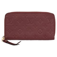 Louis Vuitton Flamme Monogram Empreinte Leather Secret Long Wallet