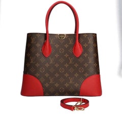 Louis Vuitton Flandrin Handbag Monogram Canvas and Leather Satchel Like New
