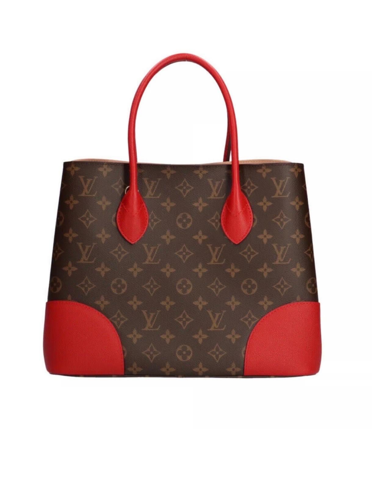 Louis Vuitton Flandrin Handbag Monogram Canvas and Leather Satchel Like New For Sale 3