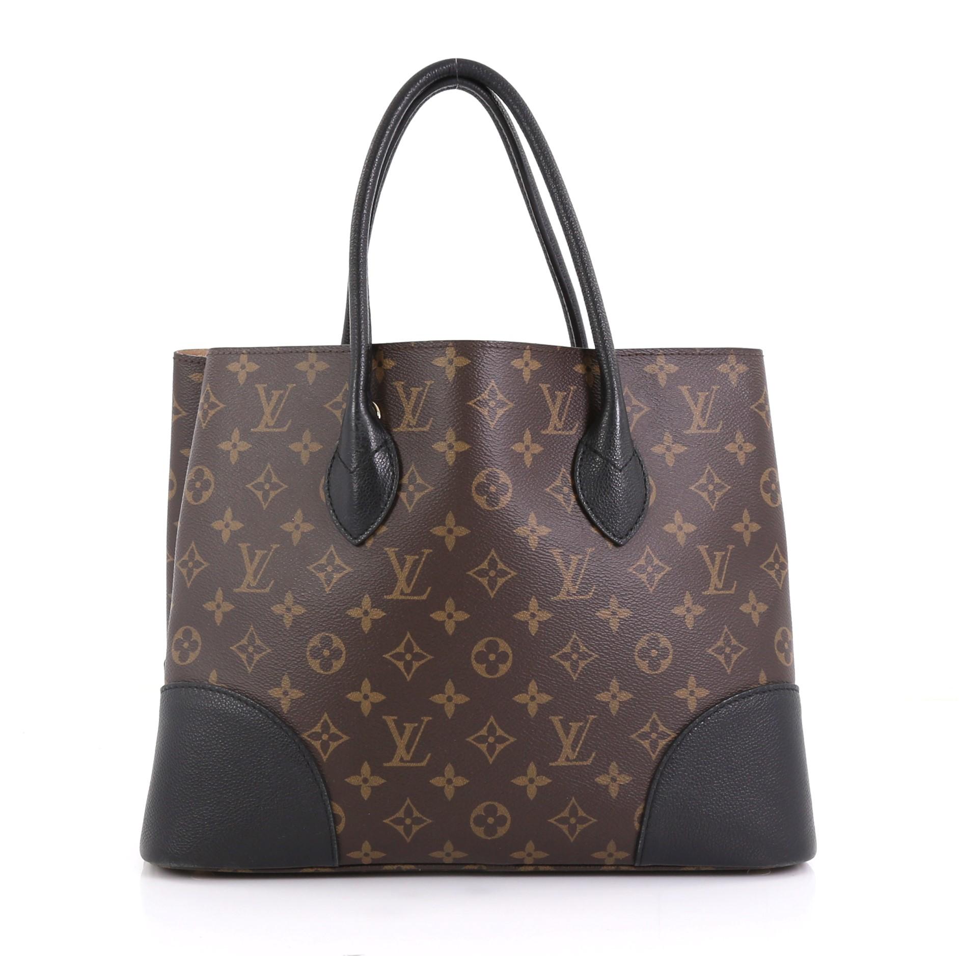 Black Louis Vuitton Flandrin Handbag Monogram Canvas