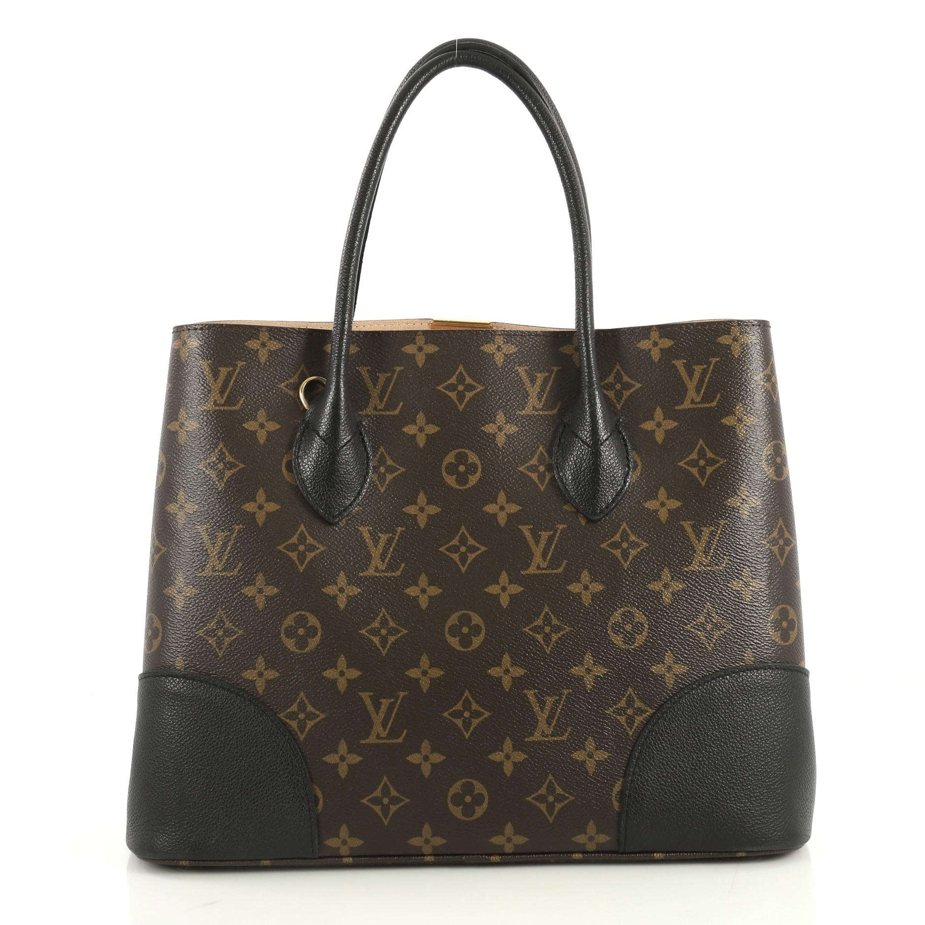 Black Louis Vuitton Flandrin Handbag Monogram Canvas