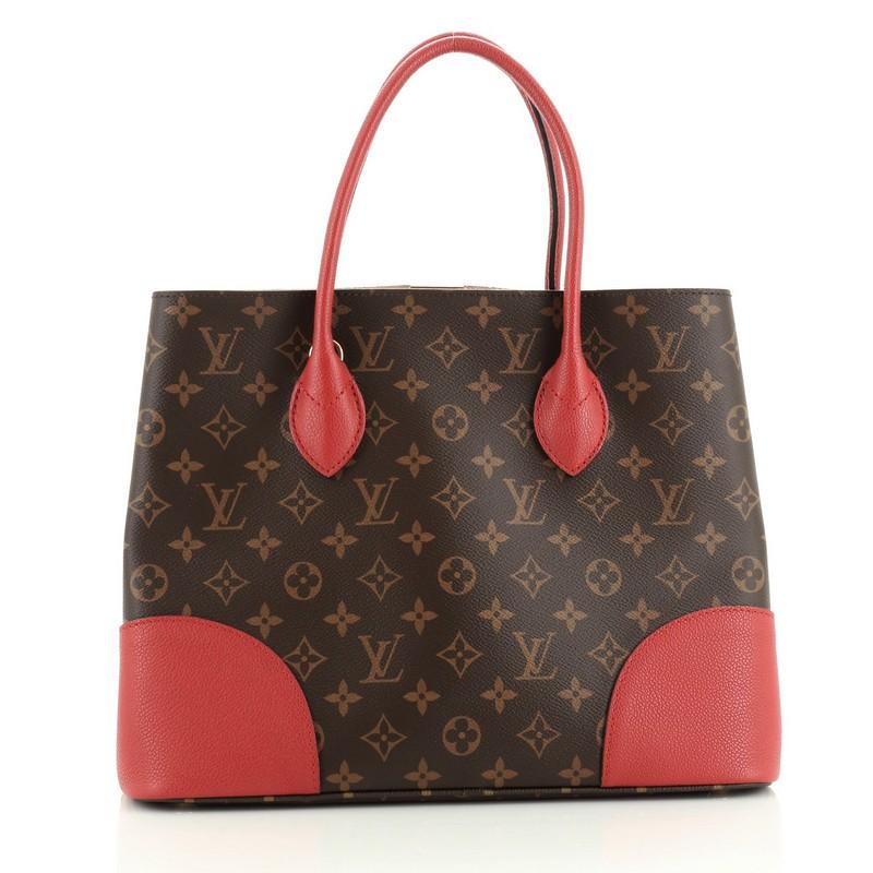 Brown Louis Vuitton Flandrin Handbag Monogram Canvas