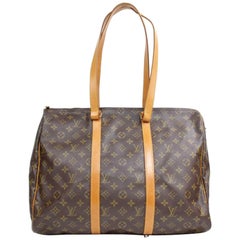 Louis Vuitton Flanerie Duffle Sac 45 Zip Tote 870125 Canvas Shoulder Bag