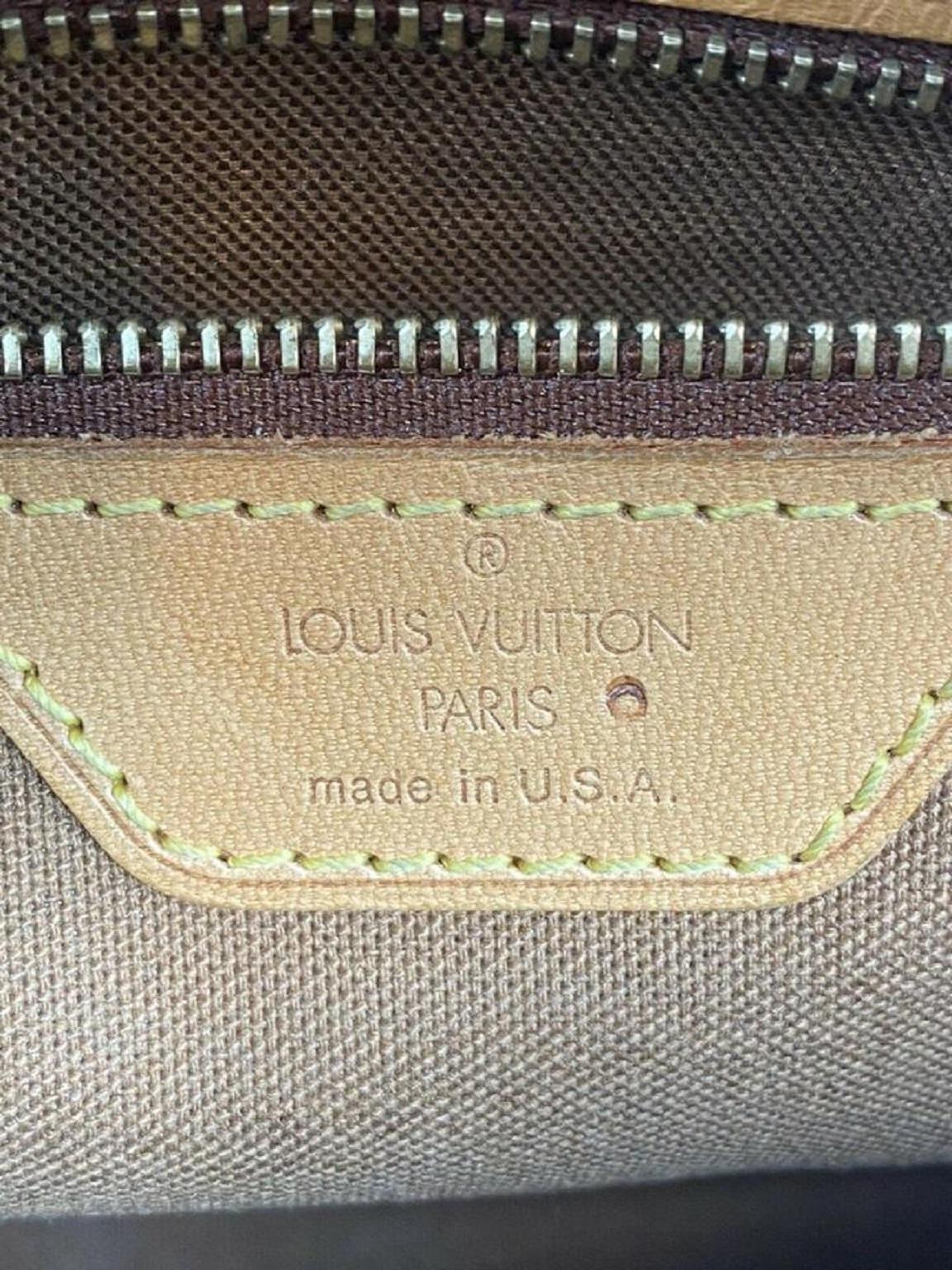 Louis Vuitton Flap Bag Looping Mini Pm 4lk0130 Brown Monogram Canvas Satchel In Good Condition In Dix hills, NY