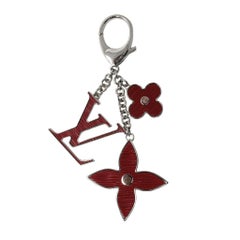 Louis Vuitton Fleur D' Epi Fuschia Bag Charm Key Chain