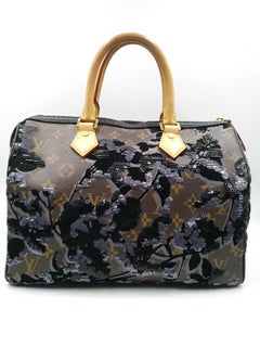 Louis Vuitton Fleur De Jais Sequin Speedy 30 Bag