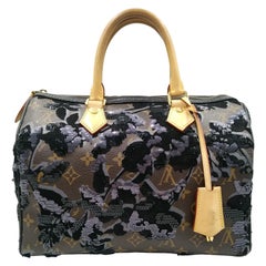 Bolso Louis Vuitton Fleur De Jais Lentejuelas Speedy 30