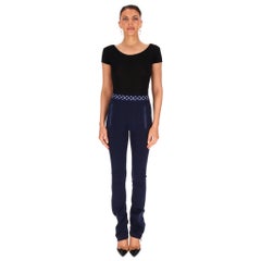 Louis Vuitton Flight Mode Boot-Cut Trousers With Monogram Waistband