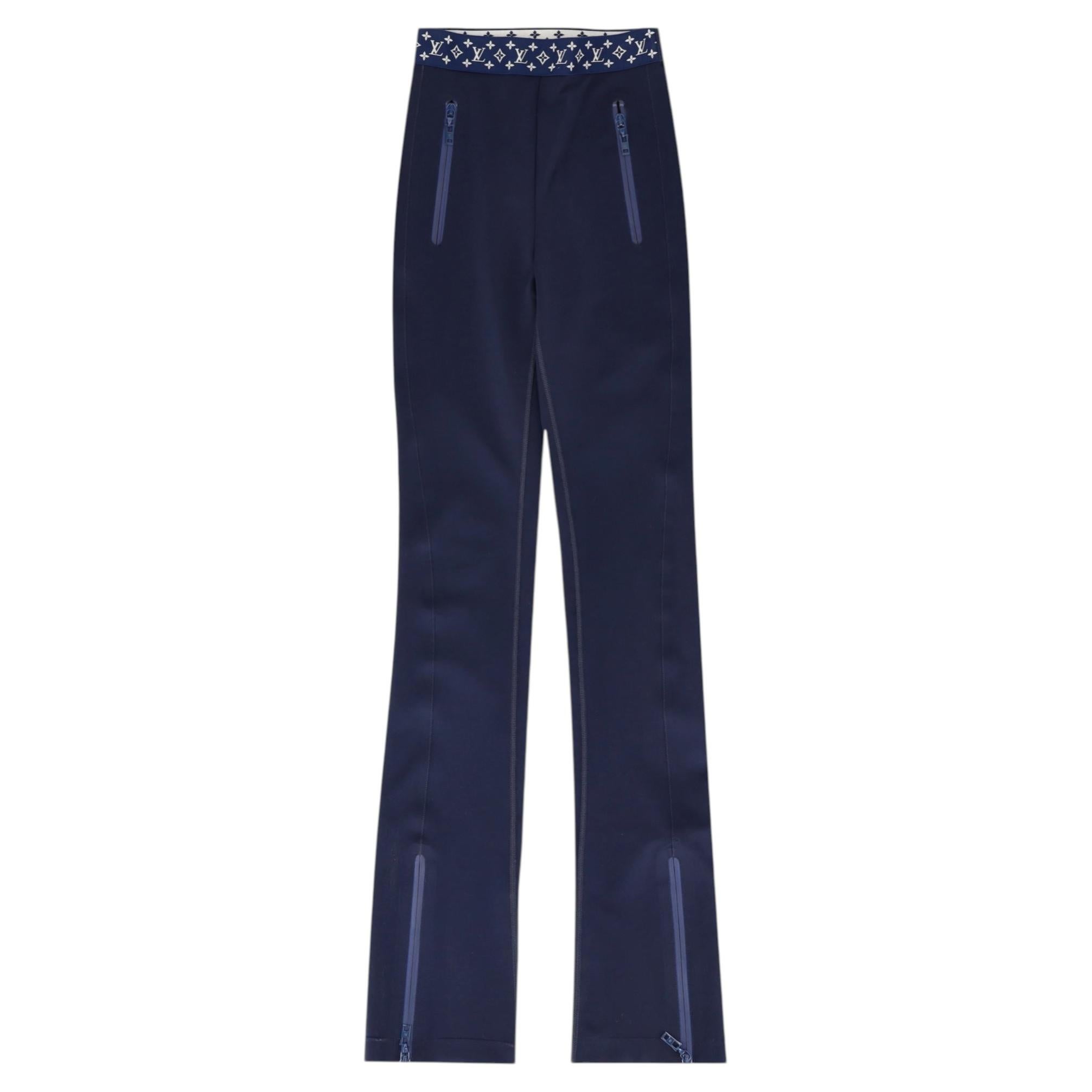 Louis Vuitton „Flight Mode“-Hose mit Bootcut-Schnitt und Monogram-Bund im Angebot
