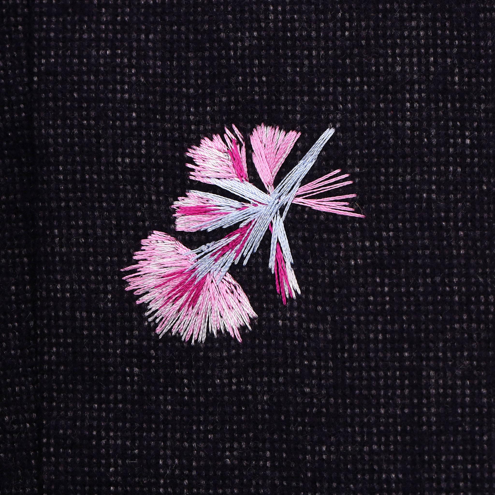 Women's Louis Vuitton Floral-Embroidered Wool, Cashmere & Silk Blend Jacket For Sale