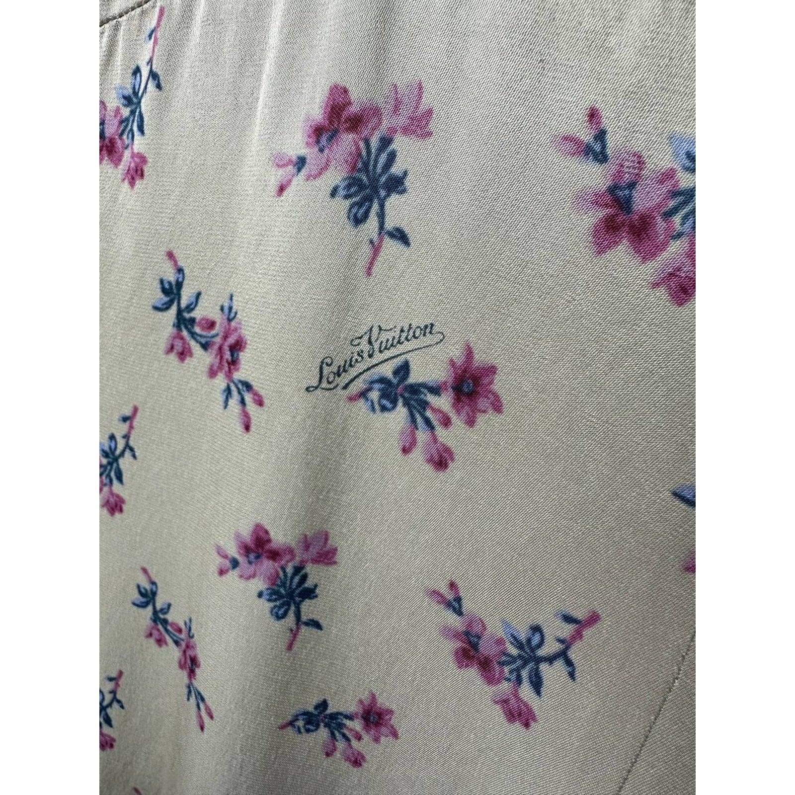 Louis Vuitton Robe en dentelle à imprimé floral Sz.36 Bon état - En vente à Krakow, PL