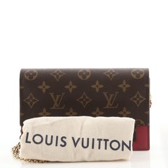 Louis Vuitton Flore Chain Wallet Monogram Canvas