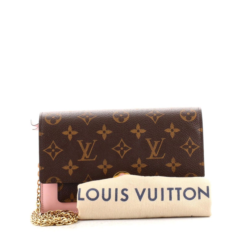 Louis Vuitton Flore Chain Wallet Monogram Canvas at 1stDibs  lv flore, flore  chain wallet louis vuitton, lv key chain wallet