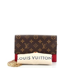 Louis Vuitton Flore Chain Wallet Monogram Canvas