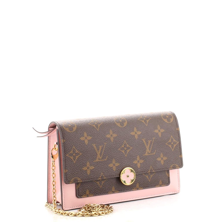 Louis Vuitton Flore Chain Wallet Monogram Canvas at 1stDibs