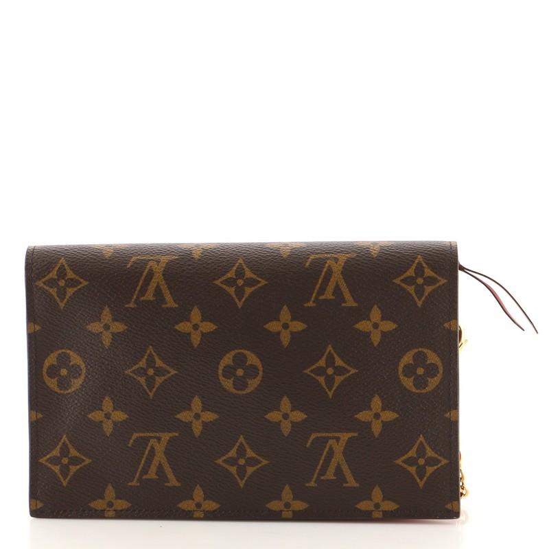 Louis Vuitton Flore Chain Wallet Monogram Canvas In Good Condition In NY, NY