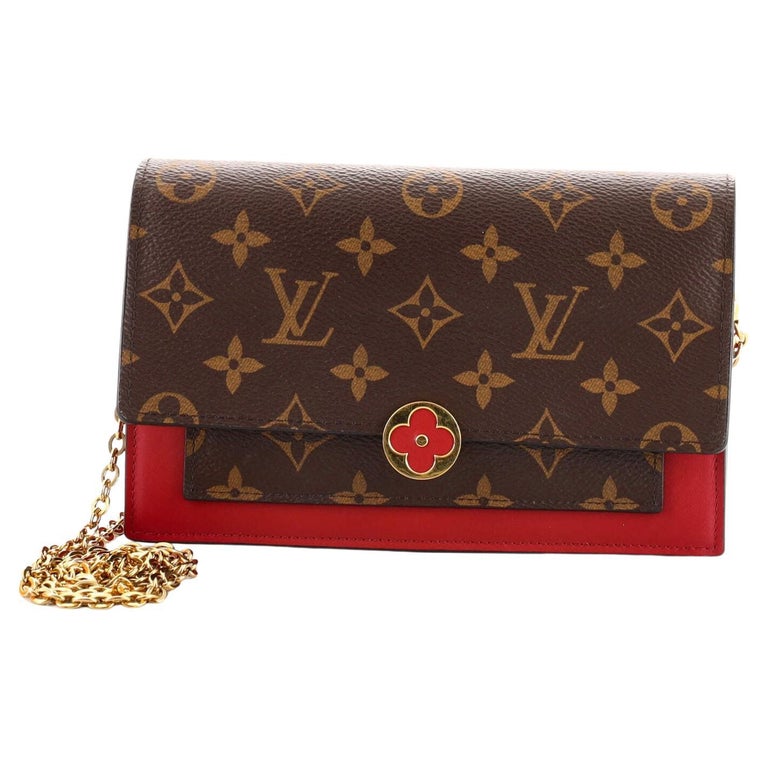 Louis Vuitton LV Flore Chain Wallet, Women's Fashion, Bags