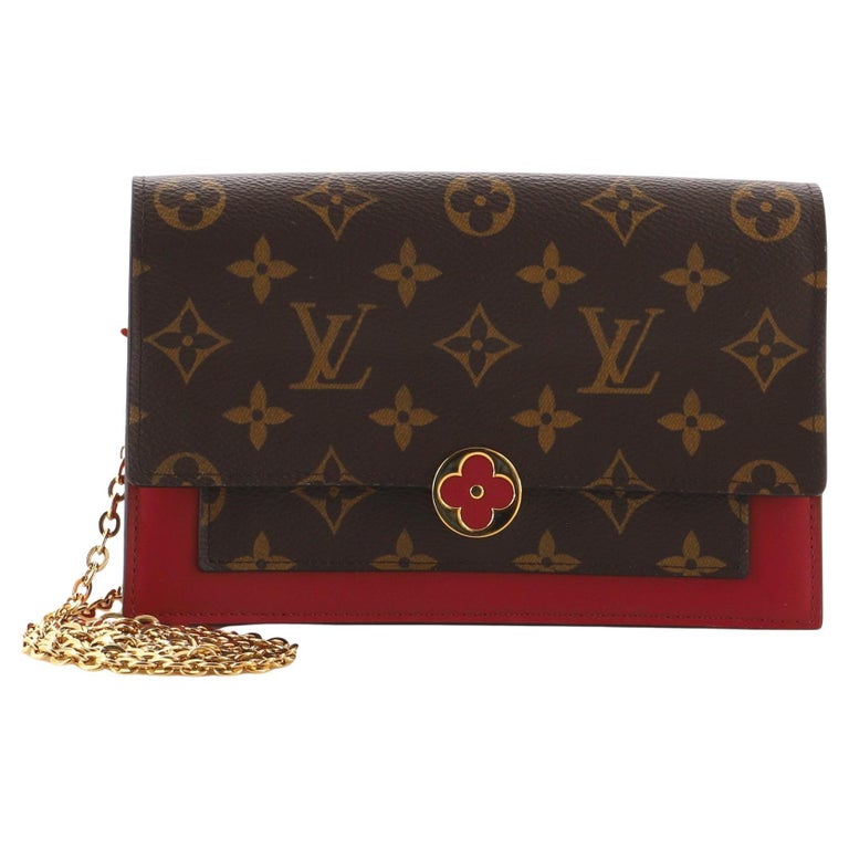 Louis Vuitton Monogram Flore Chain Wallet - Brown Shoulder Bags