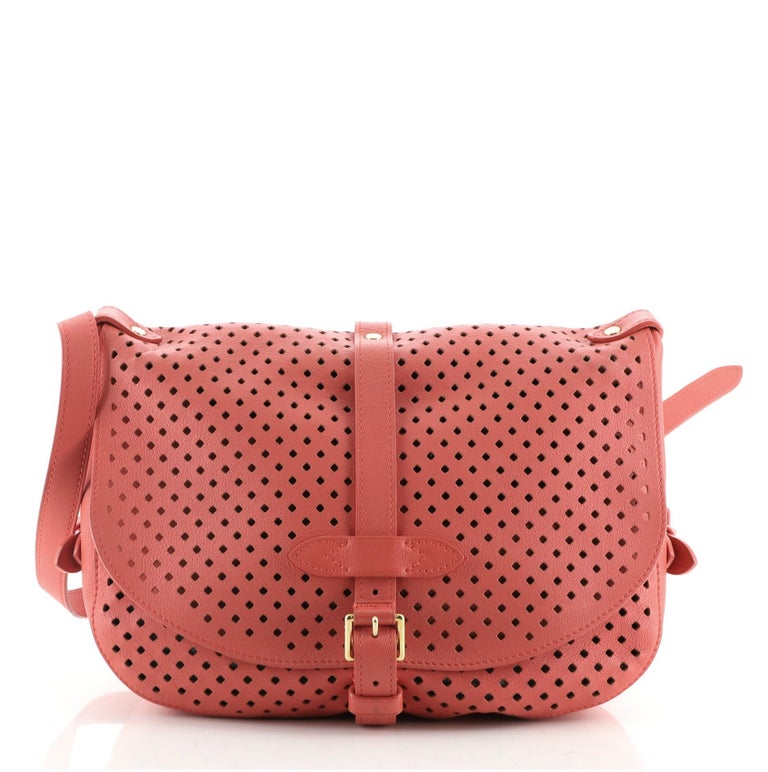perforated leather saumur