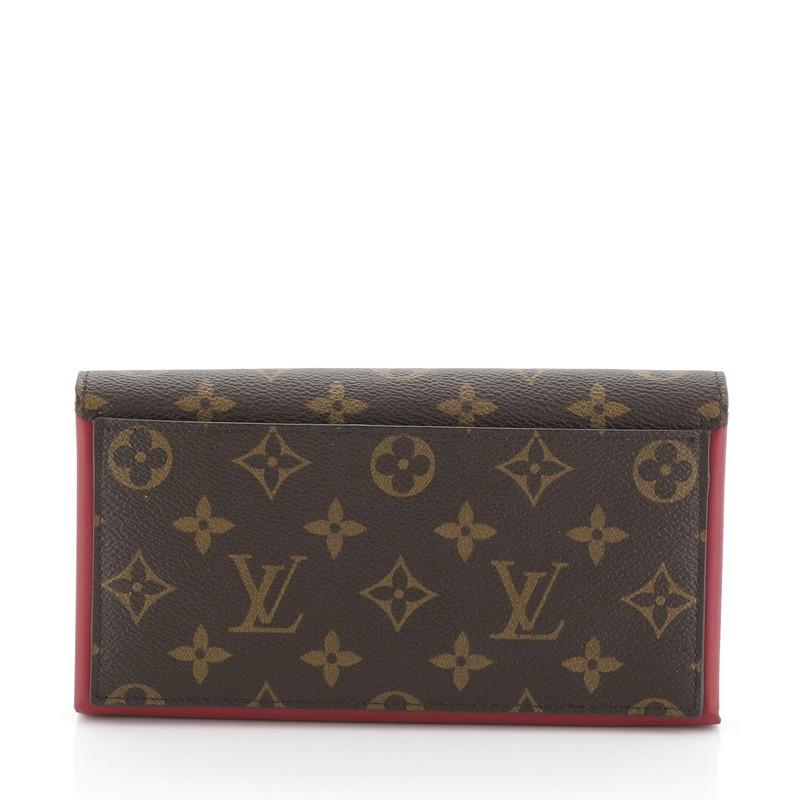 Louis Vuitton Flore Wallet Monogram Canvas In Good Condition In NY, NY