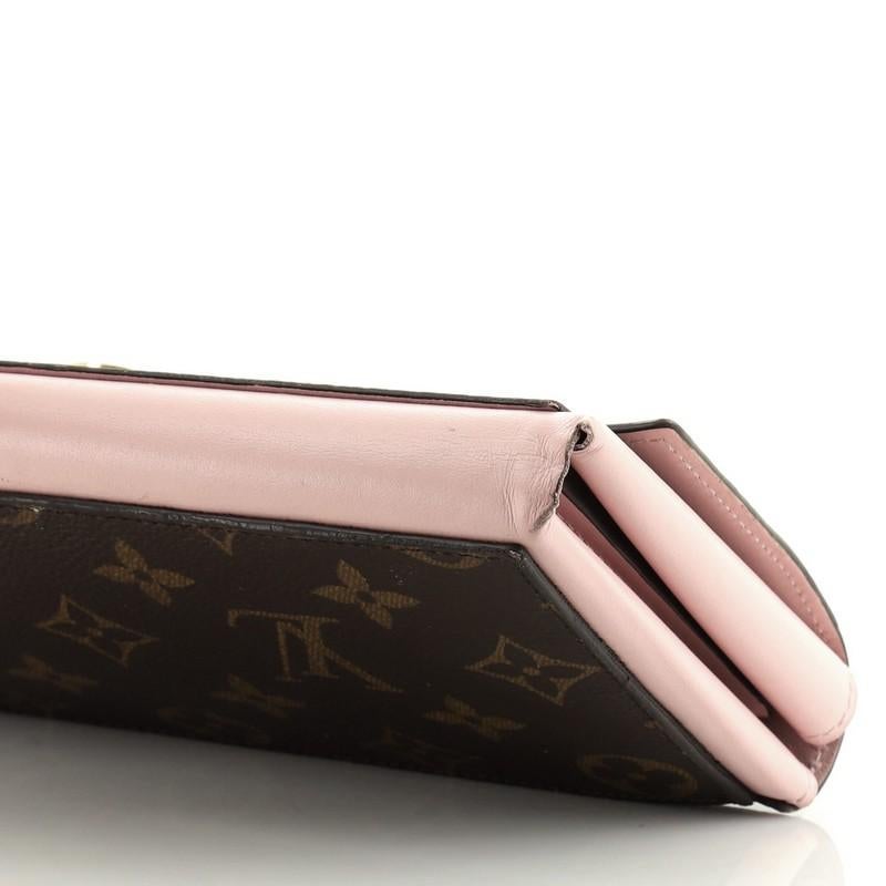 Women's or Men's Louis Vuitton Flore Wallet Monogram Canvas