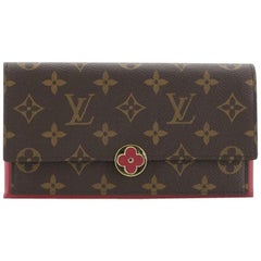 Louis Vuitton Flore Chain Wallet Monogram Canvas at 1stDibs