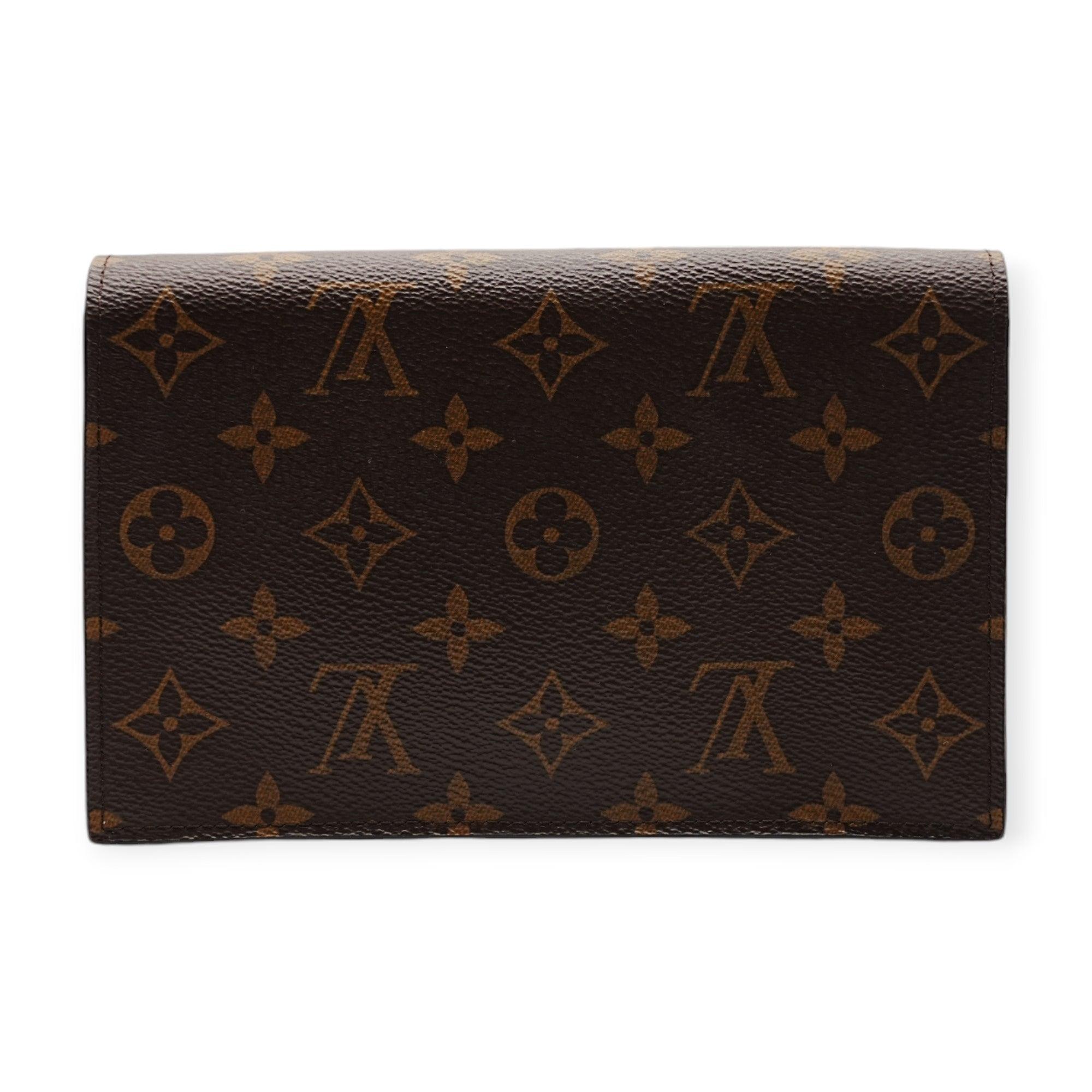 Black Louis Vuitton Flore Wallet on Chain - '10s