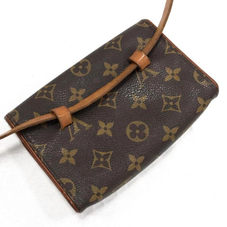 Louis Vuitton Florentine Monogram Fanny Pack Belt 231124 Brown Coated Canvas Wri 3