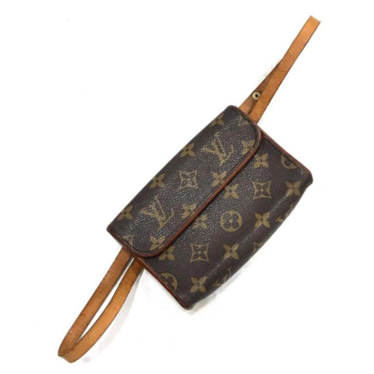 Louis Vuitton Florentine Monogram Fanny Pack Belt 231124 Brown Coated Canvas Wri 1