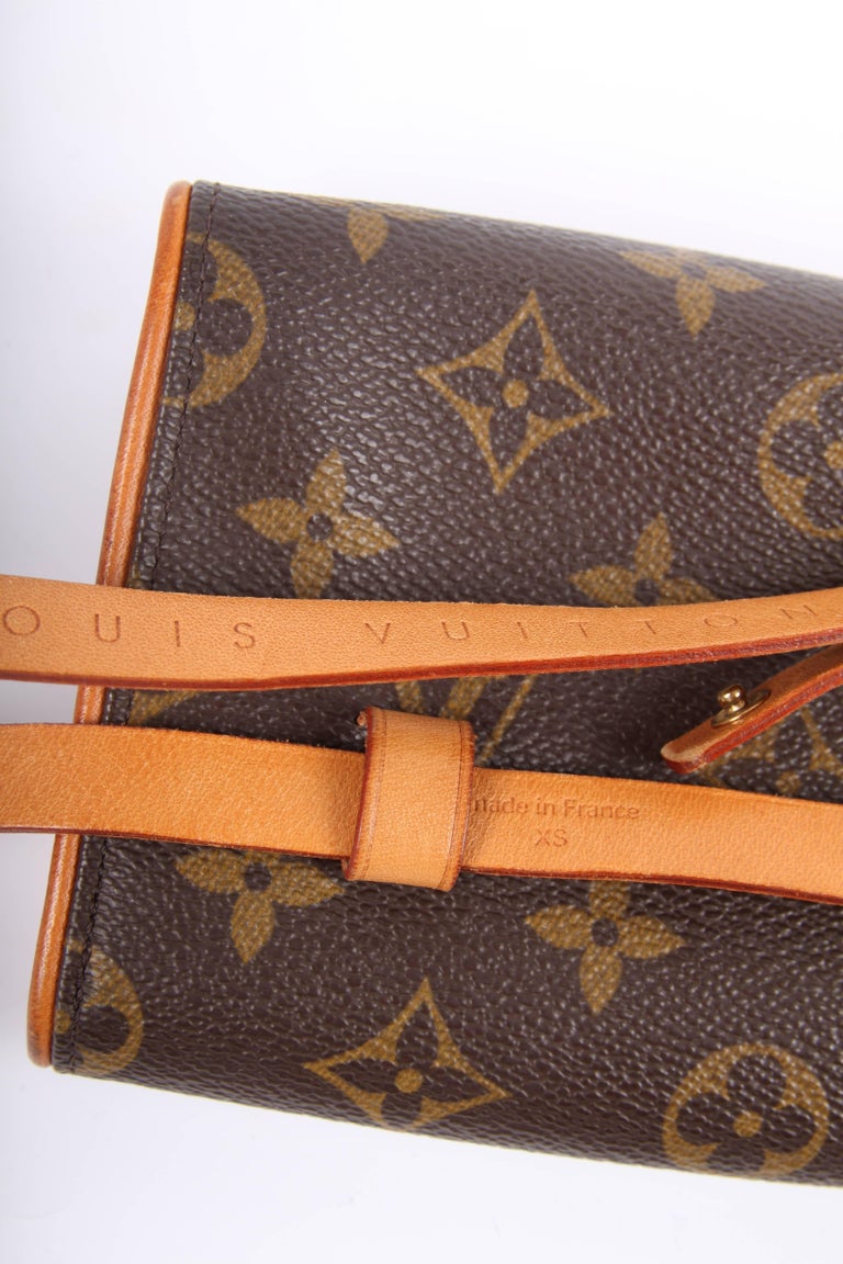 Louis Vuitton Monogram Men's Women's Dual Double Fanny Pack Waist Belt Bag  For Sale at 1stDibs