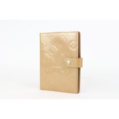 Louis Vuitton Florentine Noisette Monogram Vernis Small Ring Agenda PM Diary