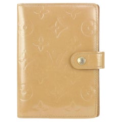 Louis Vuitton Florentine Noisette Monogram Vernis Small Ring Agenda PM Diary