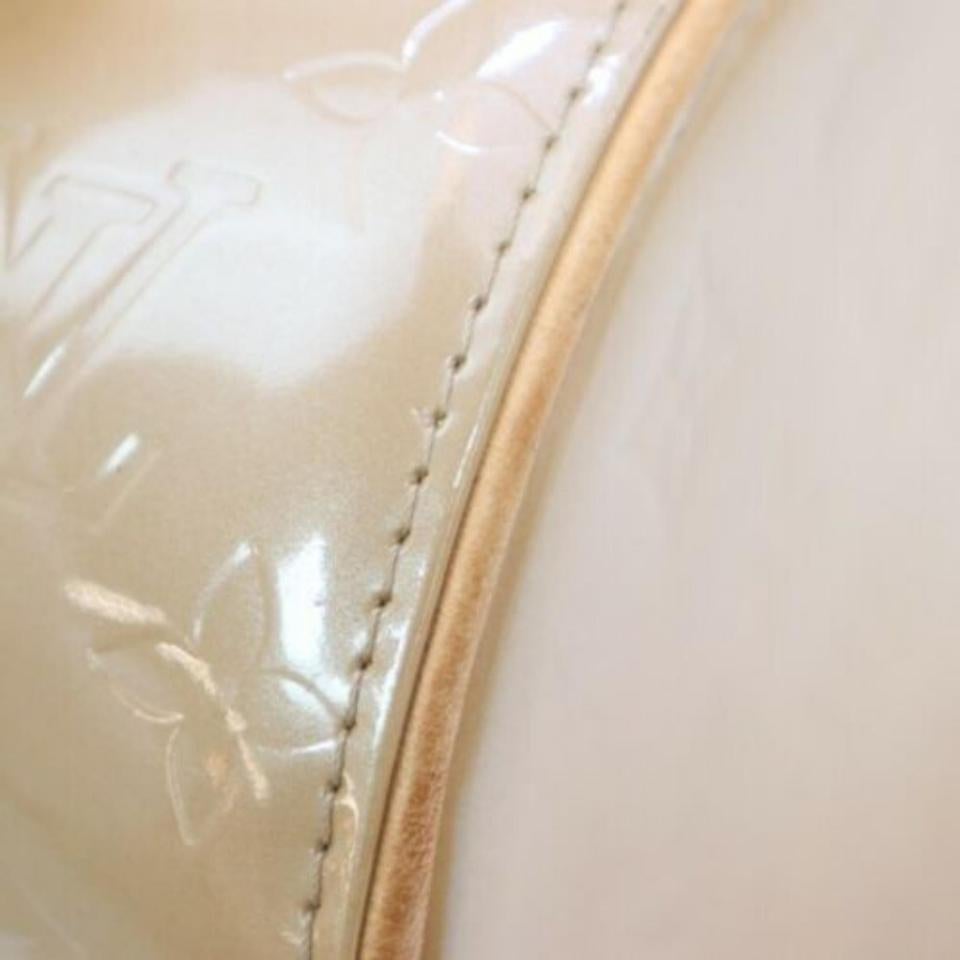 Louis Vuitton Florentine Papillon Bedford Noisette 872932 Beige Monogramme Vernis  en vente 8