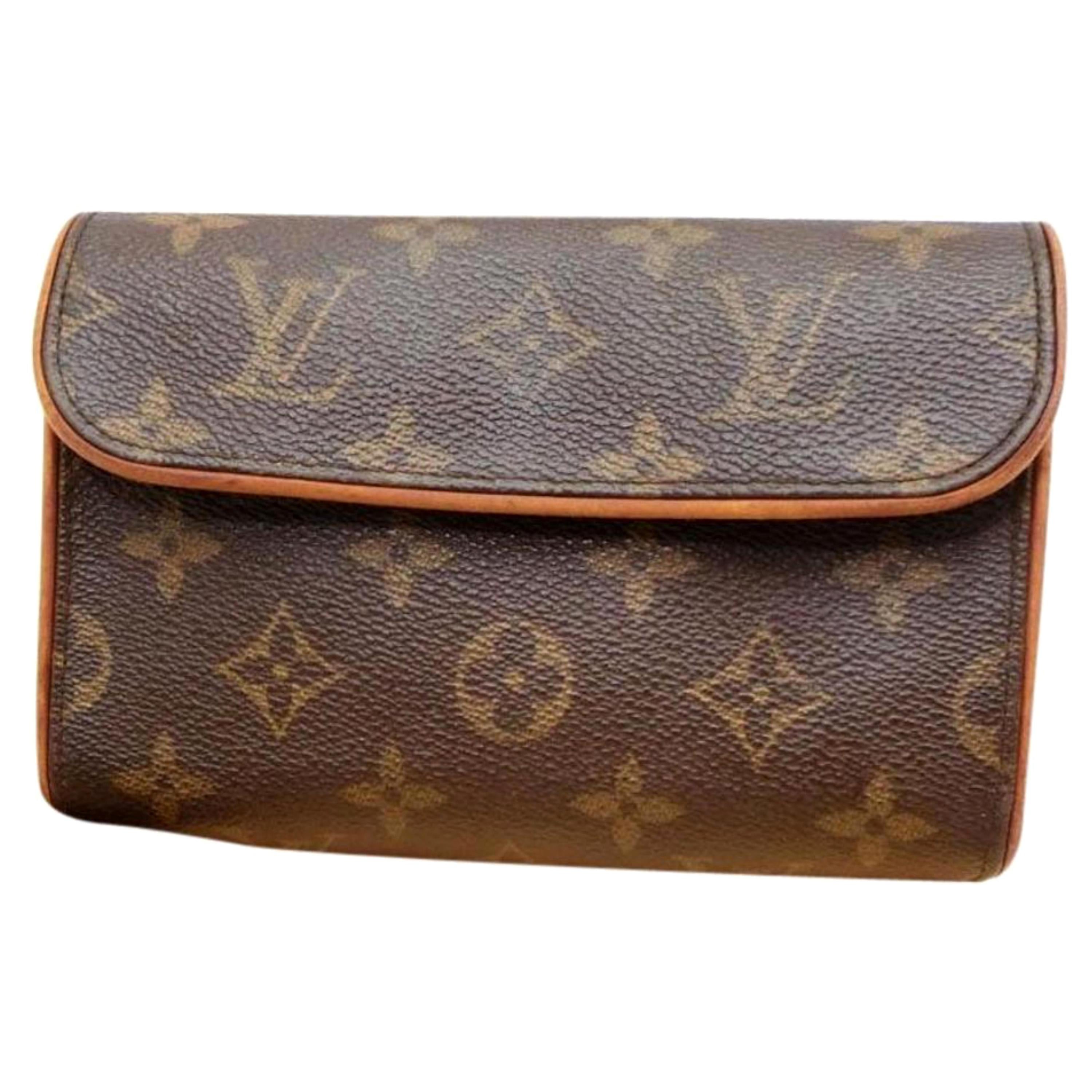 Louis Vuitton Florentine Pochette Monogram Bum Fanny Pack 230612 Brown Clutch For Sale