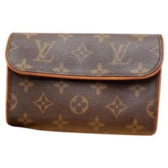 Louis Vuitton Florentine Pochette Monogram Bum Fanny Pack 230612 Brown Clutch