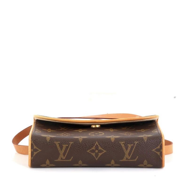 Louis Vuitton Florentine Pochette Monogram Canvas  In Good Condition In NY, NY