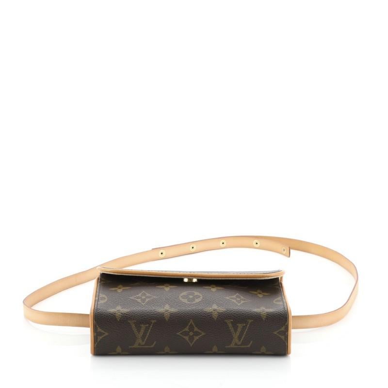 Louis Vuitton Florentine Pochette Monogram Canvas In Good Condition In NY, NY