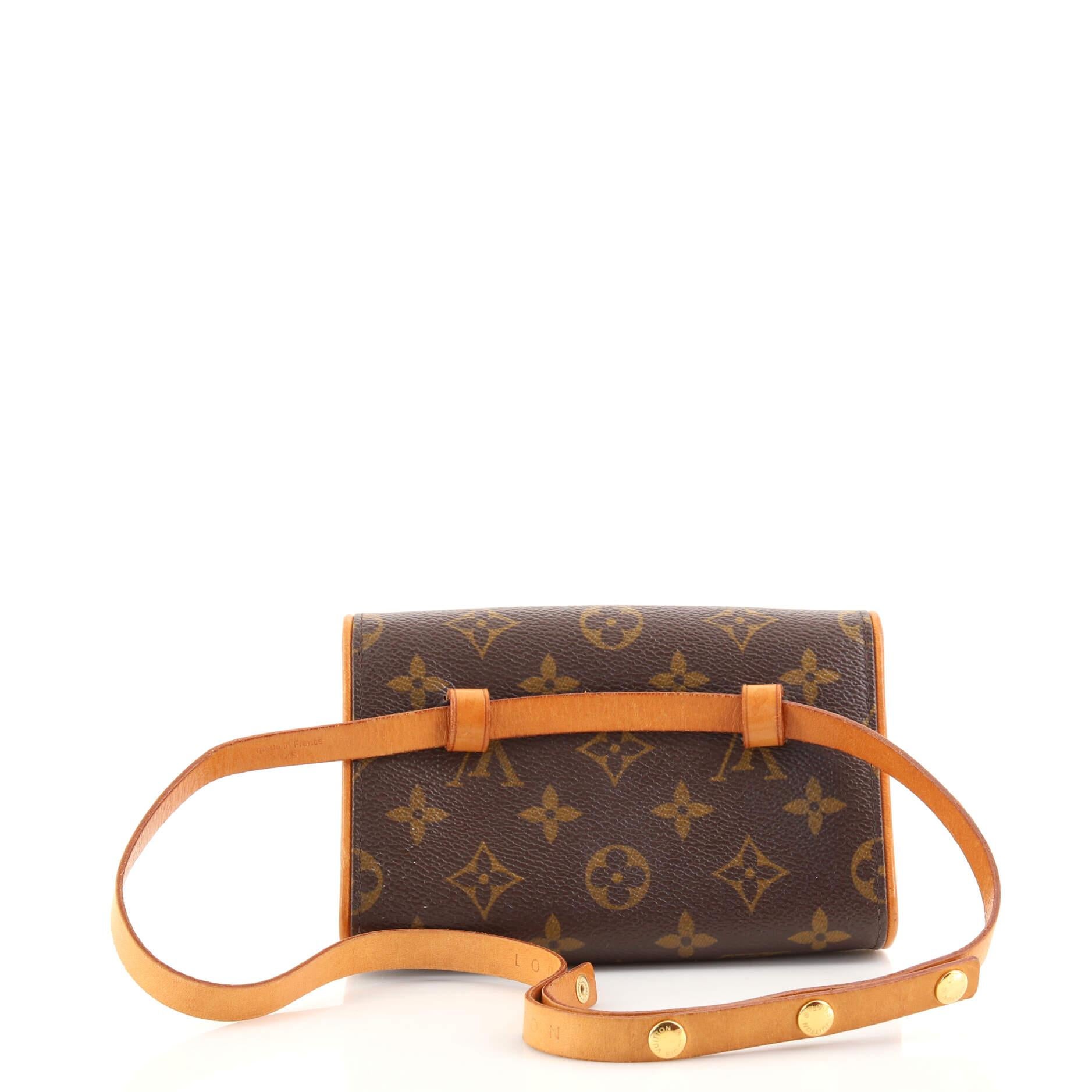Louis Vuitton Florentine Waist Bag Monogram Canvas In Good Condition In NY, NY